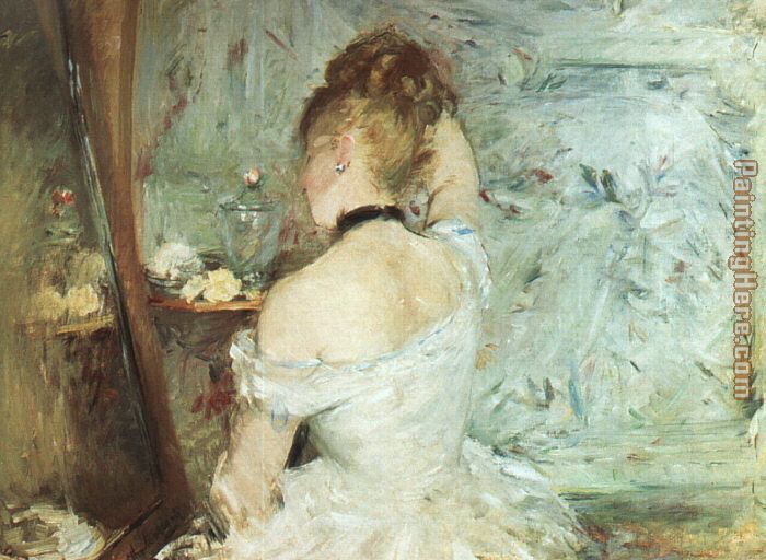 A Woman at her Toilette painting - Berthe Morisot A Woman at her Toilette art painting